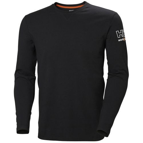 T-SÄRK PIKK VARRUKAS KENSINGTON MUST 3XL, HELLY HANSEN