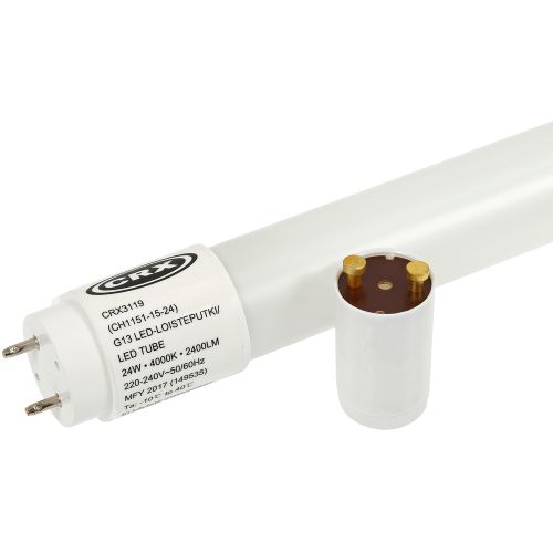 VALGUSTORU LED G13 24W 230V 2640LM 4000K 1500MM