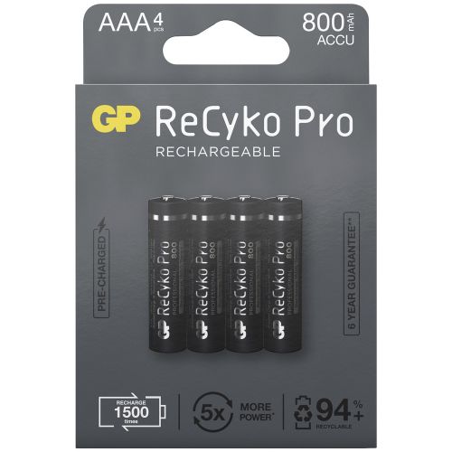 Aku 1,2v aaa 800mah recyko pro 4tk