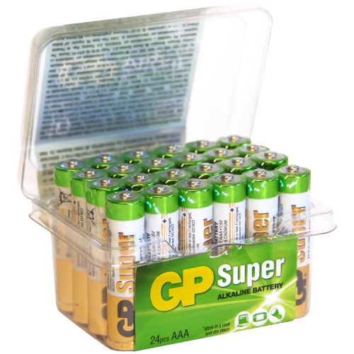 Patarei 1,5V AAA/LR03 Super Alkaline 24tk