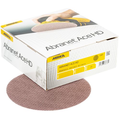 LIHVKETAS ABRANET ACE HD 125MM P60 25TK, MIRKA