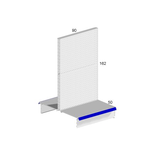 Stend 162cm 2-pool jätk