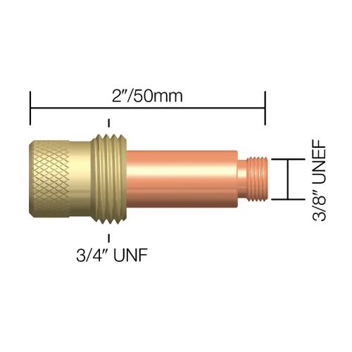 Gaasi läätse korpus 5/64"/2.0mm