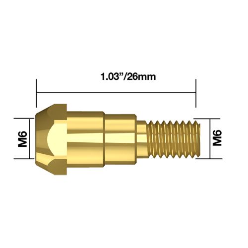 Otsa adapter m6