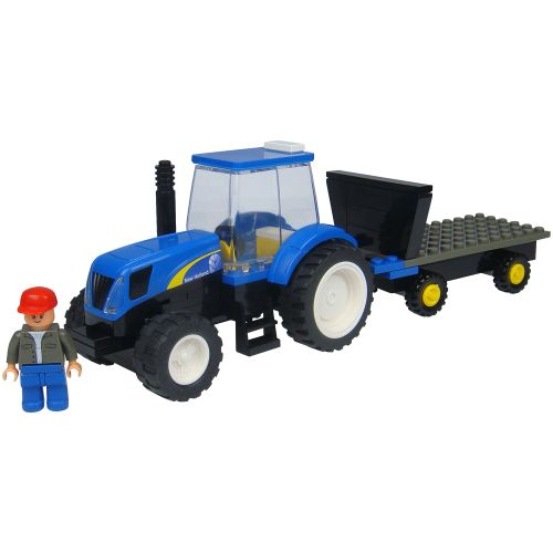 Traktor new holland+käru konstr.l.5+