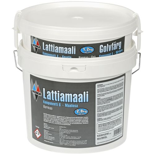 PÕRANDAVÄRV EPOXY 2-KOMPONENTNE 4KG, VIIMA