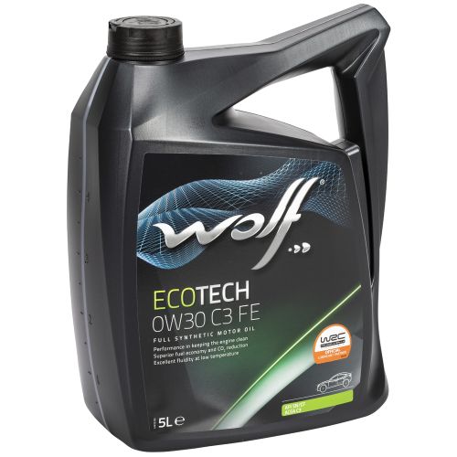 TÄISSÜNTEETILINE MOOTORIÕLI ECOTECH 0W30 C3 FE 5L, WOLF