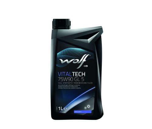 TÄISSÜNTEETILINE KÄIGUKASTIÕLI VITALTECH 75W90 GL5 1L, WOLF