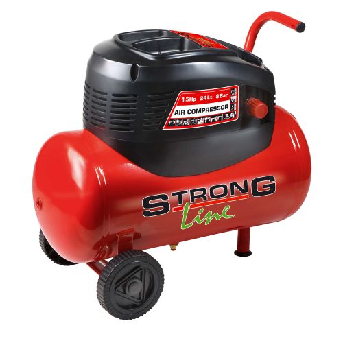 KOMPRESSOR ÕLIVABA 24L 180L/MIN 1KW 230V, STRONGLINE