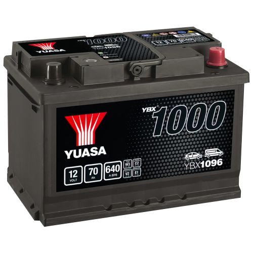 AKU 12V 70AH 640A -+ 278X175X190MM, YUASA