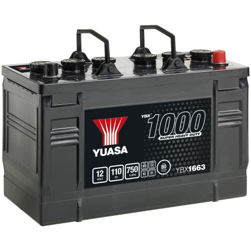 AKU 12V 110AH 750A -+ 347X174X235MM SUPER HEAVY DUTY, YUASA