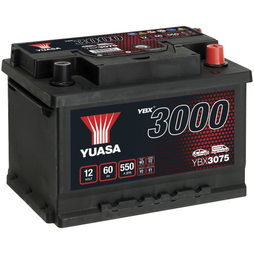 AKU 12V 60AH 550A -+ 242X175X175MM, YUASA