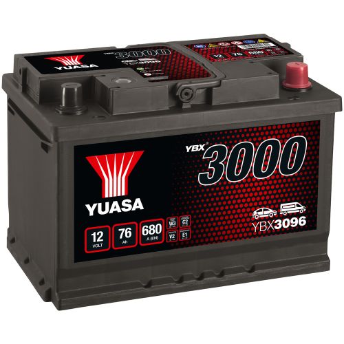 AKU 12V 76AH 680A -+ 278X175X190MM, YUASA