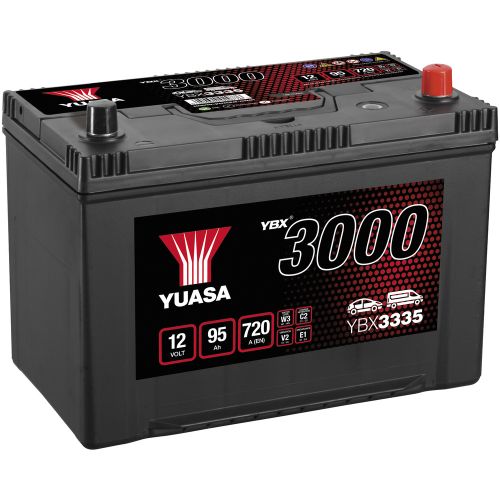 AKU 12V 95AH 720A -+ 304X174X222MM, YUASA